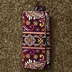 Vera Bradley Tri-Fold Clutch Wallet, Safari Sunset